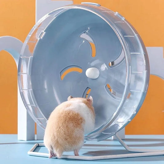 Hamster Sport Running Wheel Rat Small Rodent Mice Silent Jogging Hamster Gerbil Exercise Play Toys Brackets Accessories