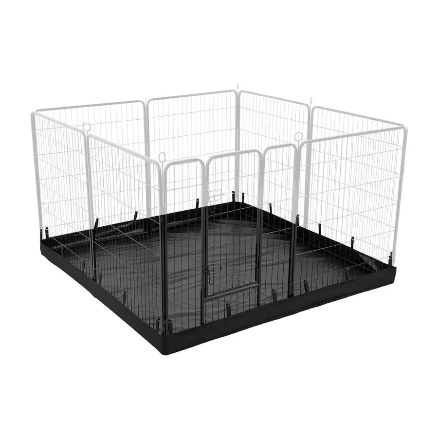Rectangle Dog Playpen Bottom Pad Fits 8 Panels 32 Width Metal Dog Pen 64x64 Size 600D Oxford Cloth Waterproof Playpen Bottom Pad